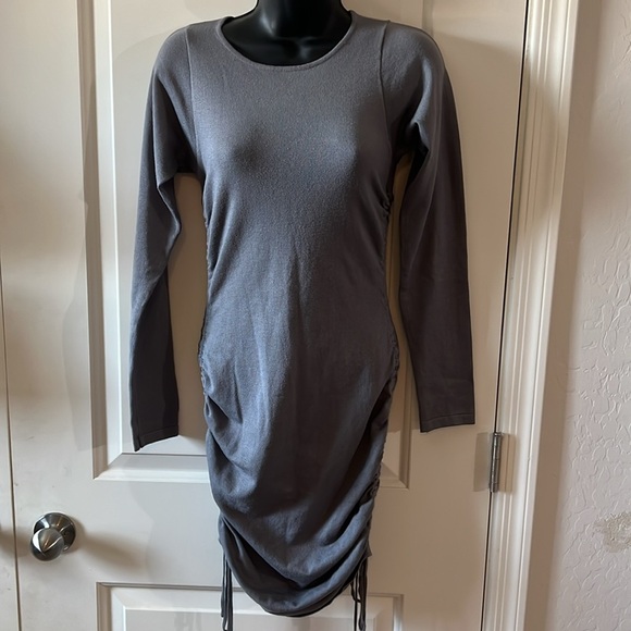 Revolve NBD Myckynna Ruched Side Sweater Dress - Picture 4 of 11